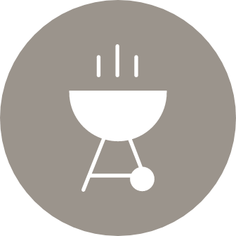 Enjoy the fresh air at 4 distinct courtyards with seating, grills, game areas, and more
